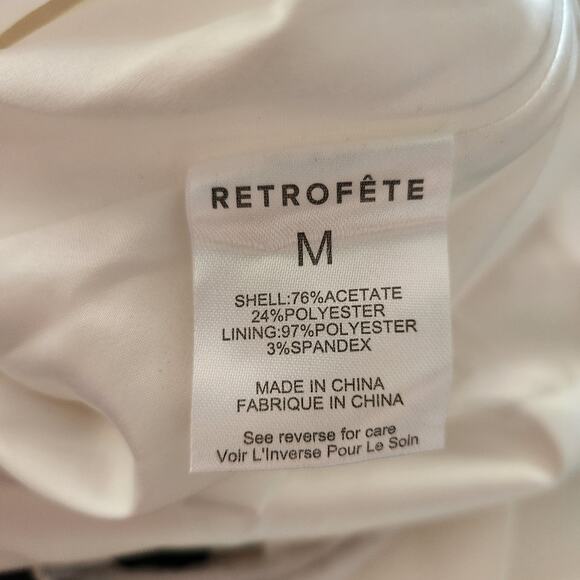 Retrofete Eve Dress in Ivory Size Medium Maxi Open Back Cowl Neckline NWT Bridal - Picture 12 of 15